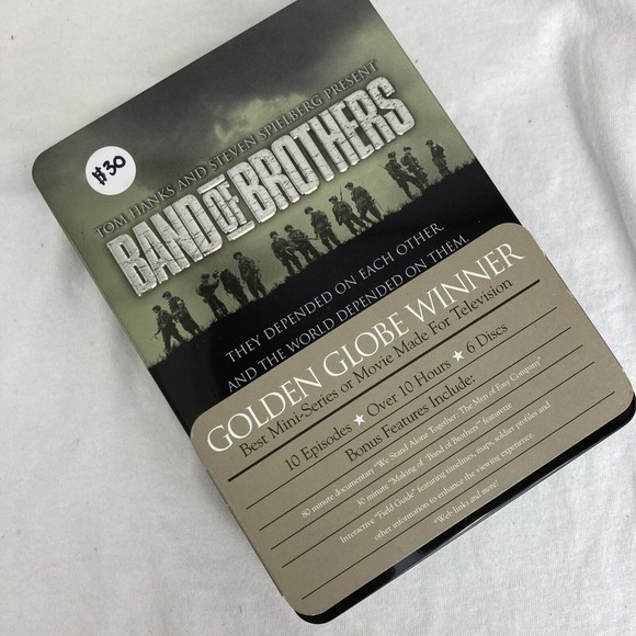 Band Of Brothers 6-Disc DVD Set Complete HBO Mini-Series Tin Box Nice - Picture 2 of 11